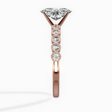 Bezel Vintage Style Engagement Ring - The Better Diamonds