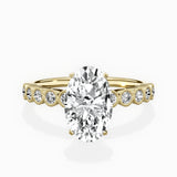 Bezel Vintage Style Engagement Ring - The Better Diamonds