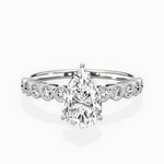 Bezel Vintage Style Engagement Ring - The Better Diamonds