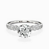 Bezel Vintage Style Engagement Ring - The Better Diamonds