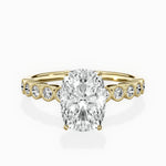 Bezel Vintage Style Engagement Ring - The Better Diamonds