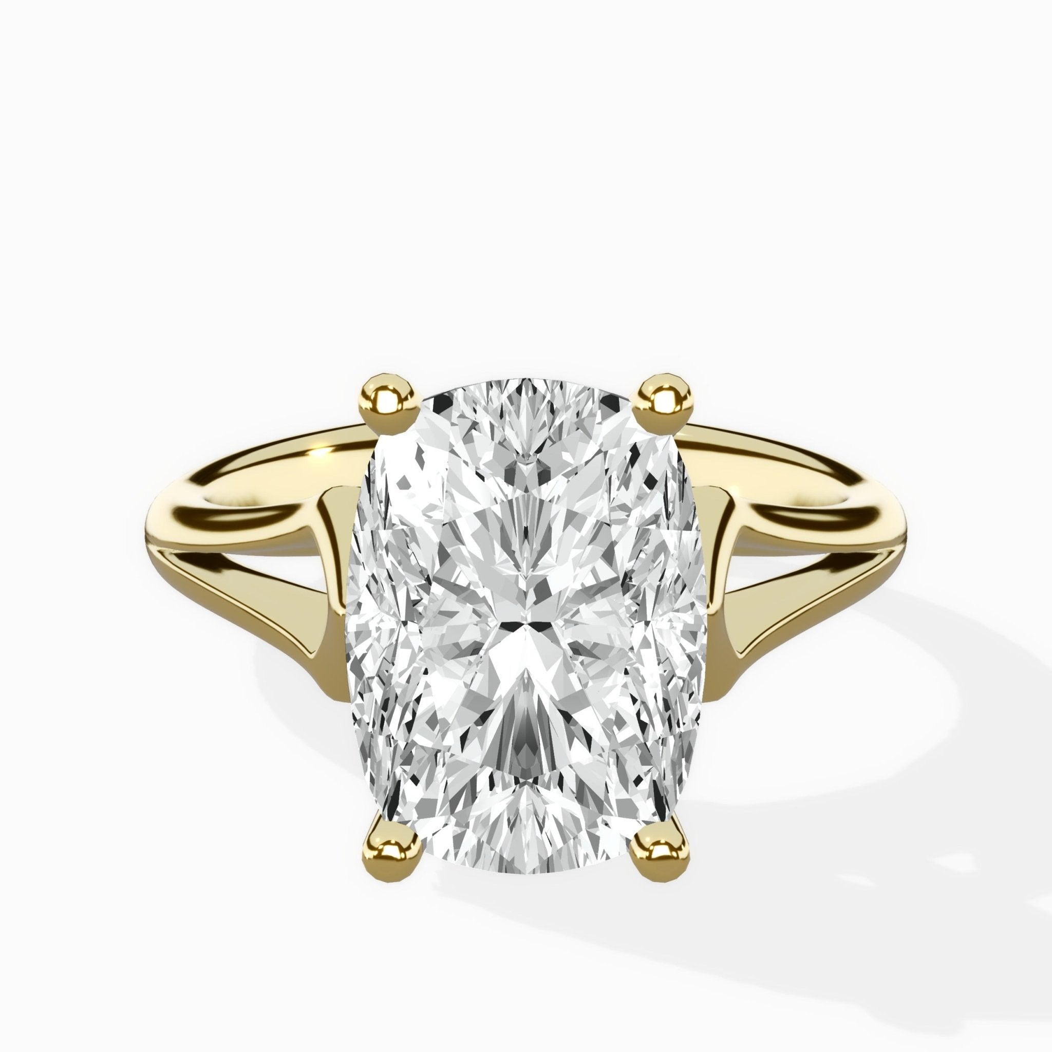 Cathedral Arch Solitaire Ring Engagement Ring - The Better Diamonds