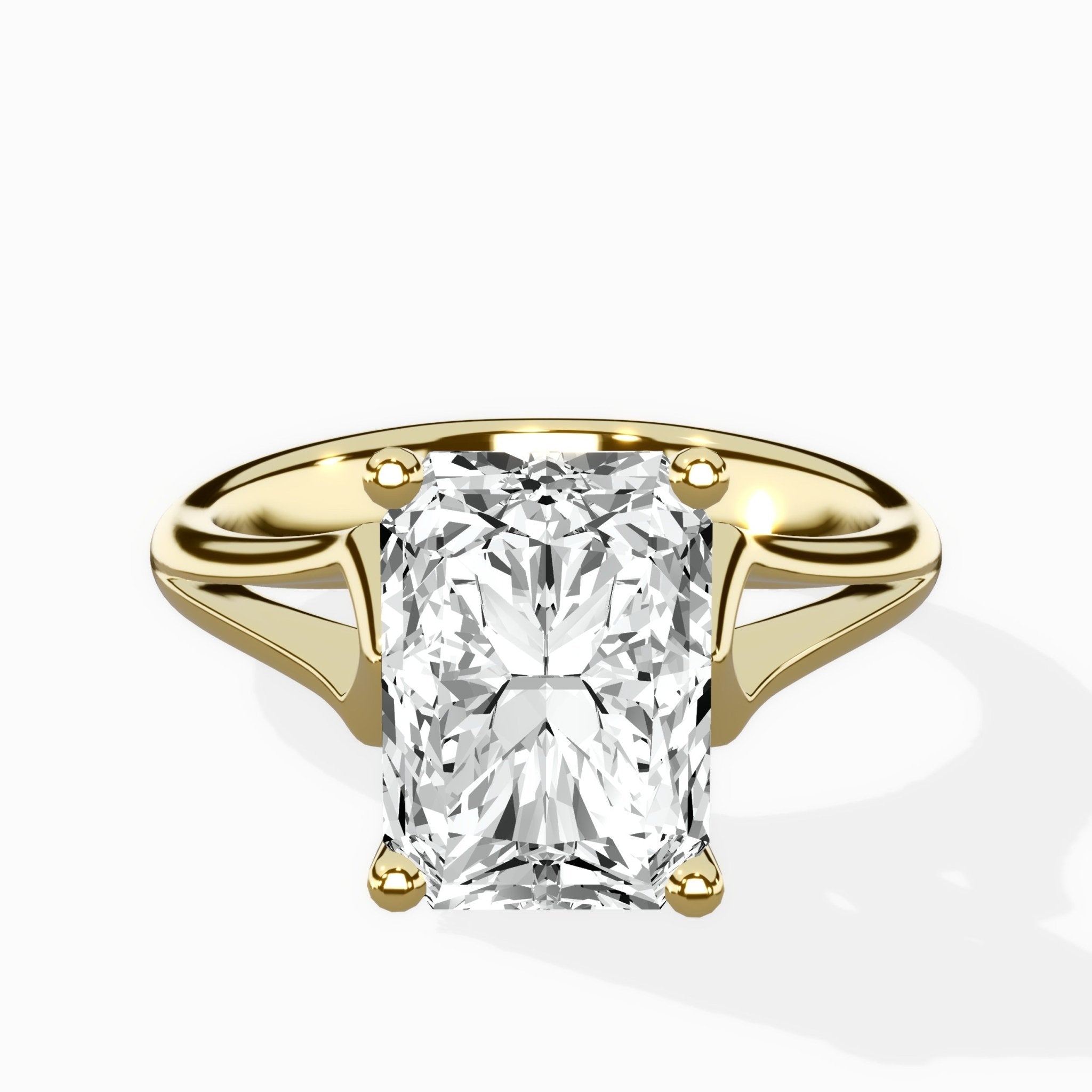 Cathedral Arch Solitaire Ring Engagement Ring - The Better Diamonds