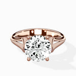 Cathedral Arch Solitaire Ring Engagement Ring - The Better Diamonds
