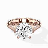 Cathedral Arch Solitaire Ring Engagement Ring - The Better Diamonds