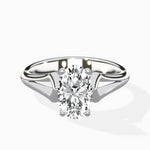 Cathedral Arch Solitaire Ring Engagement Ring - The Better Diamonds