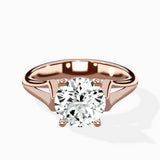 Cathedral Arch Solitaire Ring Engagement Ring - The Better Diamonds