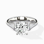 Cathedral Arch Solitaire Ring Engagement Ring - The Better Diamonds