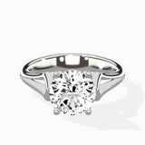 Cathedral Arch Solitaire Ring Engagement Ring - The Better Diamonds
