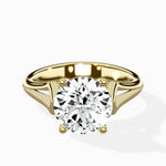 Cathedral Arch Solitaire Ring Engagement Ring - The Better Diamonds