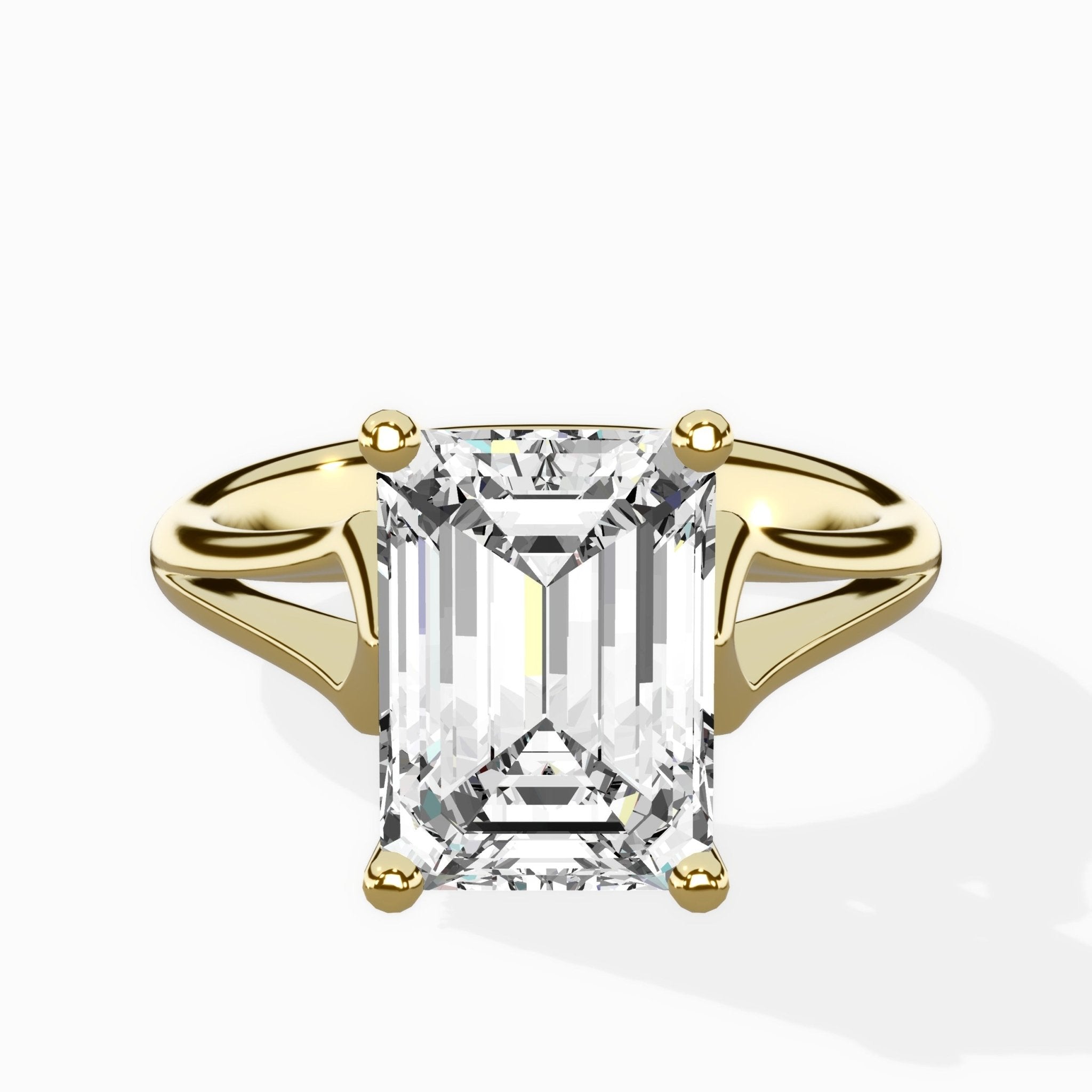 Cathedral Arch Solitaire Ring Engagement Ring - The Better Diamonds