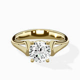 Cathedral Arch Solitaire Ring Engagement Ring - The Better Diamonds