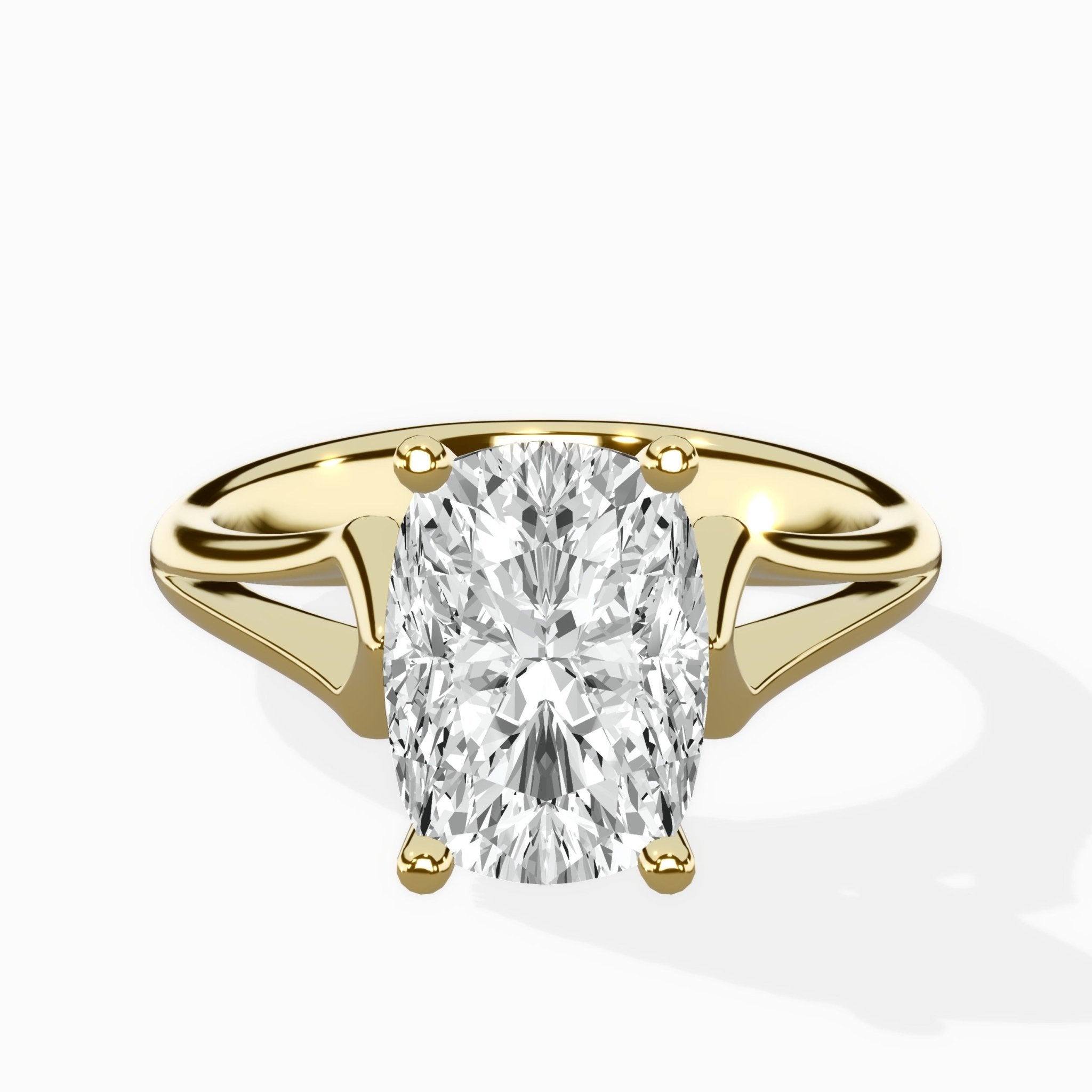 Cathedral Arch Solitaire Ring Engagement Ring - The Better Diamonds