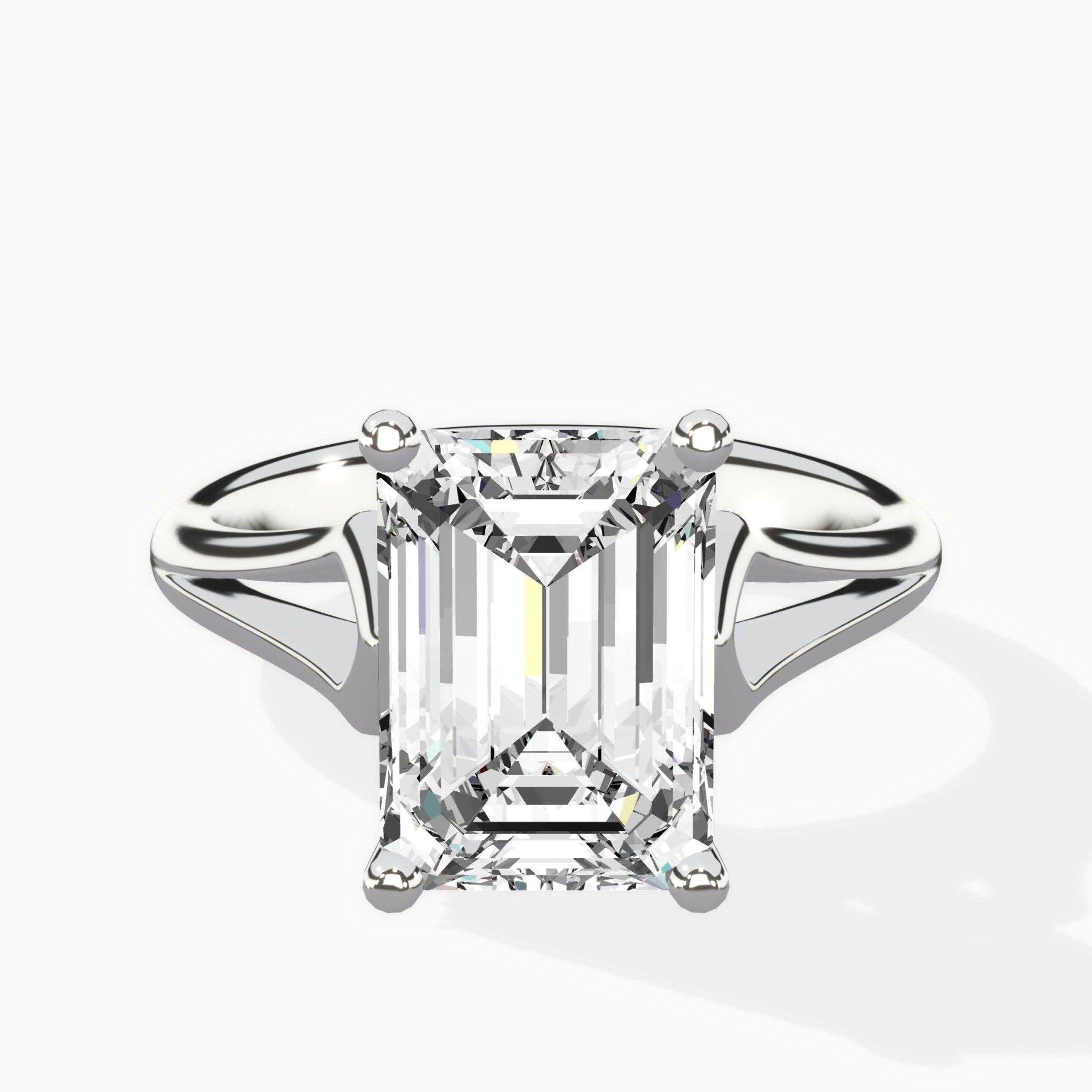 Cathedral Arch Solitaire Ring Engagement Ring - The Better Diamonds