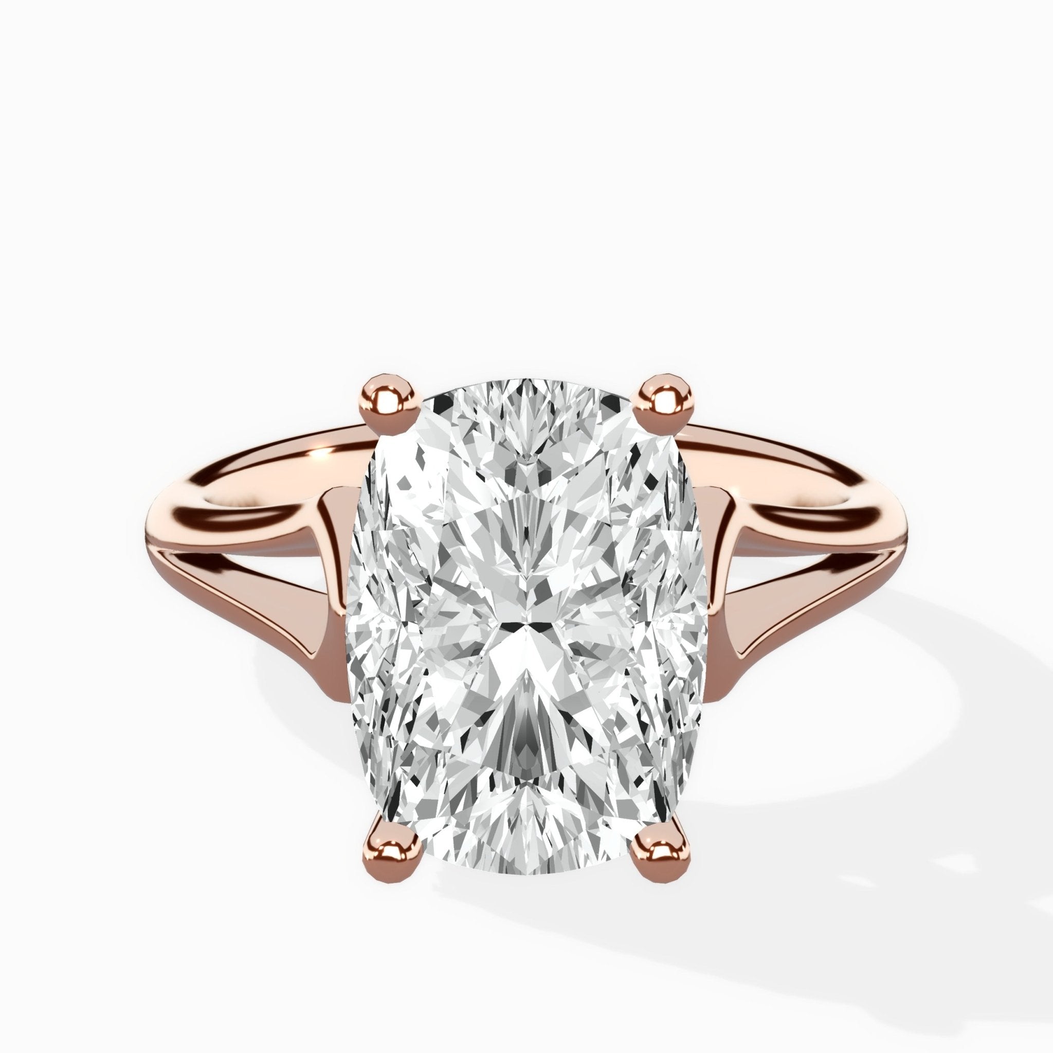 Cathedral Arch Solitaire Ring Engagement Ring - The Better Diamonds