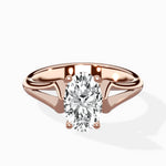Cathedral Arch Solitaire Ring Engagement Ring - The Better Diamonds