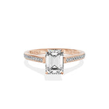 Channel Set Solitaire Engagement Ring