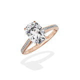 Channel Set Solitaire Engagement Ring