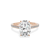 Channel Set Solitaire Engagement Ring