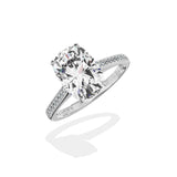 Channel Set Solitaire Engagement Ring