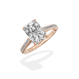 Channel Set Solitaire Engagement Ring