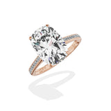 Channel Set Solitaire Engagement Ring