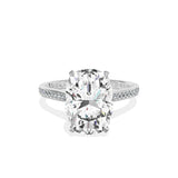 Channel Set Solitaire Engagement Ring