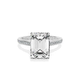 Channel Set Solitaire Engagement Ring