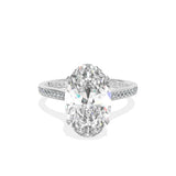 Channel Set Solitaire Engagement Ring