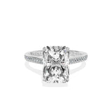 Channel Set Solitaire Engagement Ring