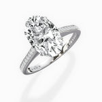 Channel Set Solitaire Engagement Ring - The Better Diamonds