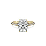 Channel Set Solitaire Engagement Ring - The Better Diamonds