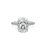 Channel Set Solitaire Engagement Ring - The Better Diamonds