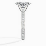 Channel Set Solitaire Engagement Ring - The Better Diamonds