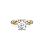 Channel Set Solitaire Engagement Ring - The Better Diamonds