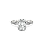 Channel Set Solitaire Engagement Ring - The Better Diamonds