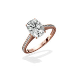 Channel Set Solitaire Engagement Ring - The Better Diamonds