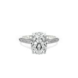 Channel Set Solitaire Engagement Ring - The Better Diamonds