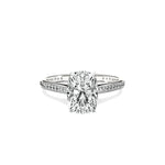 Channel Set Solitaire Engagement Ring - The Better Diamonds