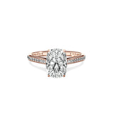 Channel Set Solitaire Engagement Ring - The Better Diamonds