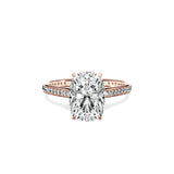 Channel Set Solitaire Engagement Ring - The Better Diamonds