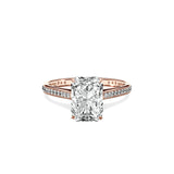 Channel Set Solitaire Engagement Ring - The Better Diamonds