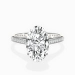 Channel Set Solitaire Engagement Ring - The Better Diamonds