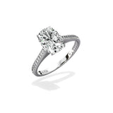 Channel Set Solitaire Engagement Ring - The Better Diamonds