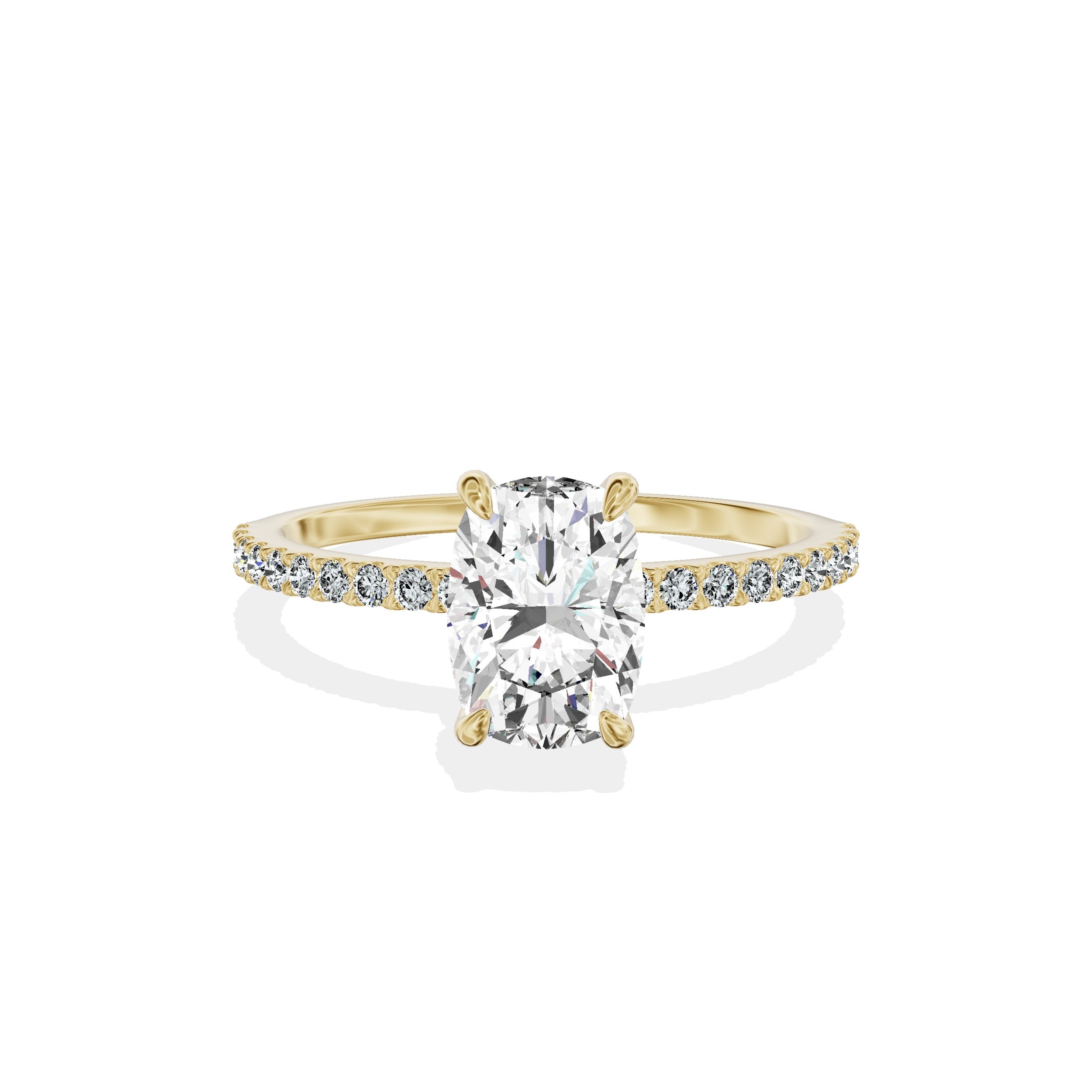 Fortuna Solitaire Engagement Ring