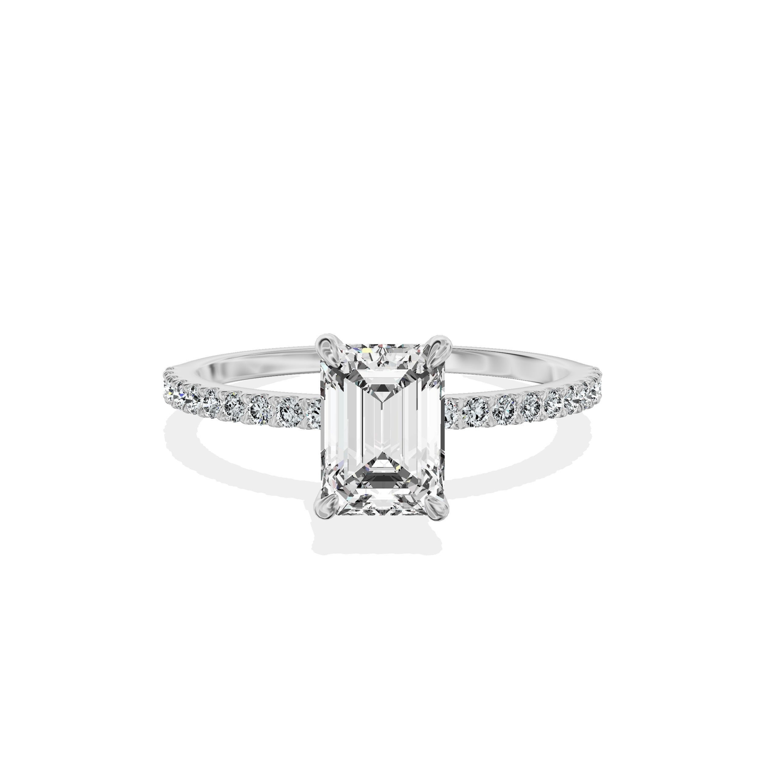 Fortuna Solitaire Engagement Ring