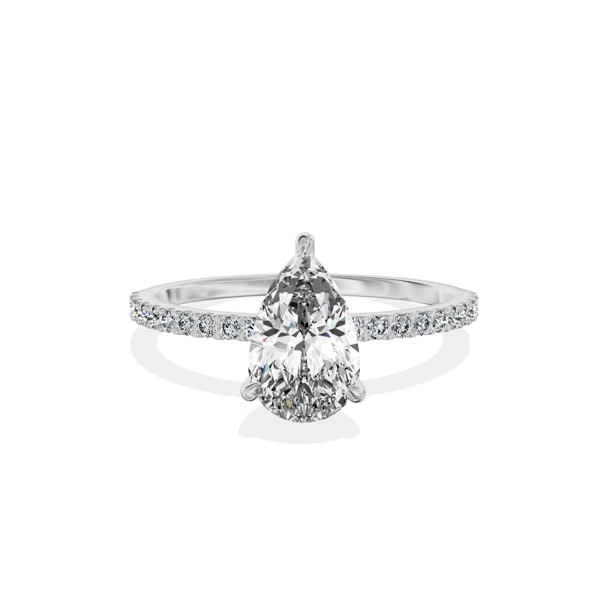 Fortuna Solitaire Engagement Ring