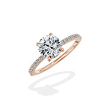 Fortuna Solitaire Engagement Ring