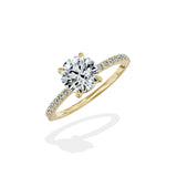 Fortuna Solitaire Engagement Ring