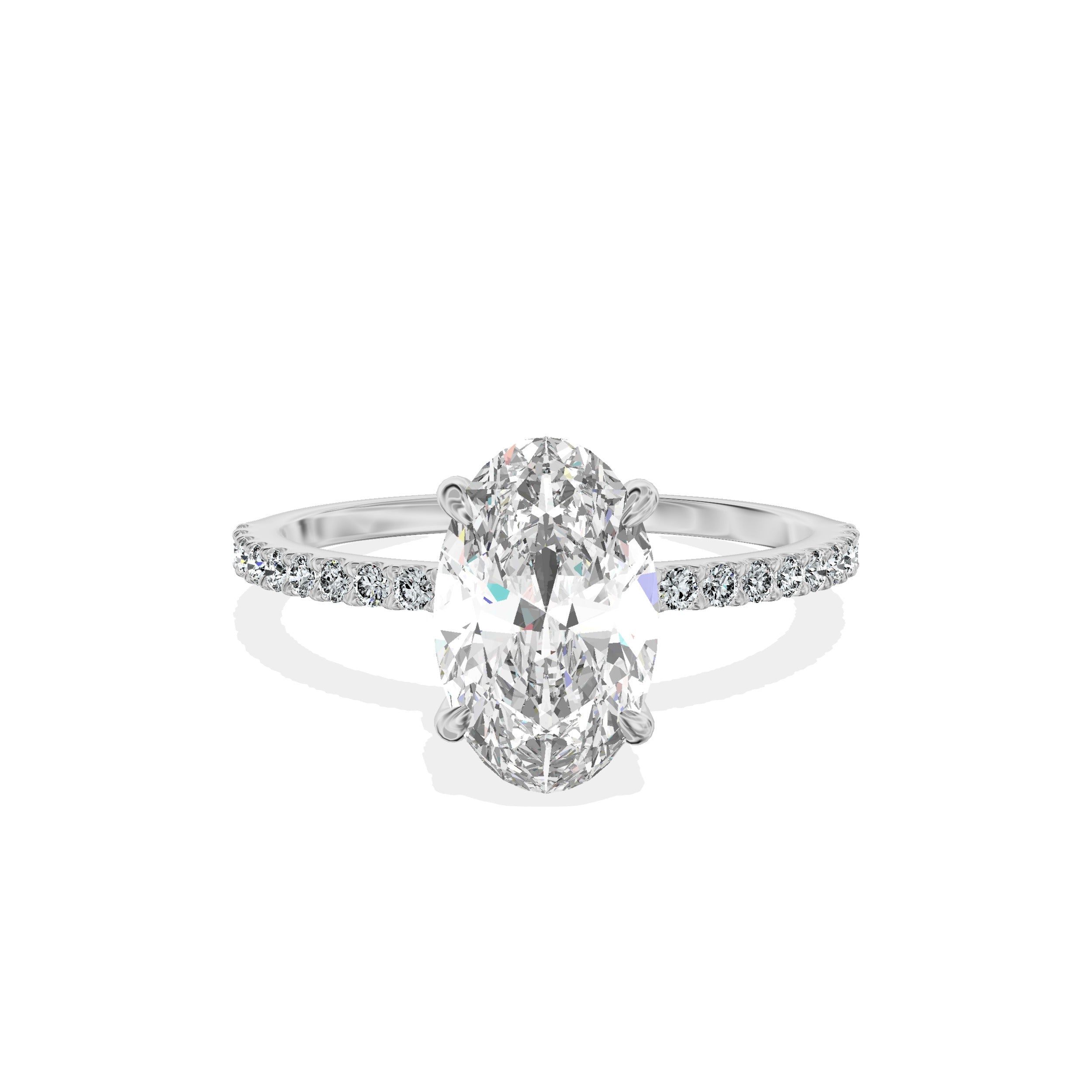 Fortuna Solitaire Engagement Ring